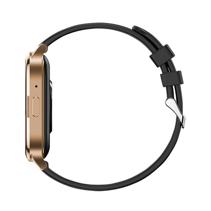 Mento AMOLED Smartwatch mit 2.01“ Display gold BT Call, NFC, Musik & Kamera Steuerung, IP67