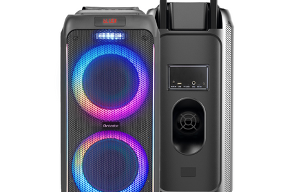 Fontastic ZEAL 600W: Kraftvoller Party-Lautsprecher mit LED-Lichtshow & Mikrofon | Bluetooth, TWS, EQ