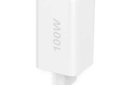 Fontastic Netzteil GAN 100W, 2 x Typ-C + USB-A ws Power Delivery, Fast Charge, Ladesteuerung, “Zona”