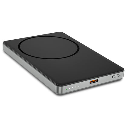 Magnetische Powerbank 5000mAh – Kabelloses Laden, USB-C, MagSafe-kompatibel für iPhone & Qi-Geräte