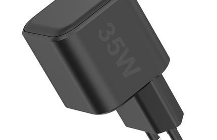 Netzteil MINI GaNto 35W Single Type-C PD Ultra-kompakt Ladesteuerung hohe Effizienz schwarz