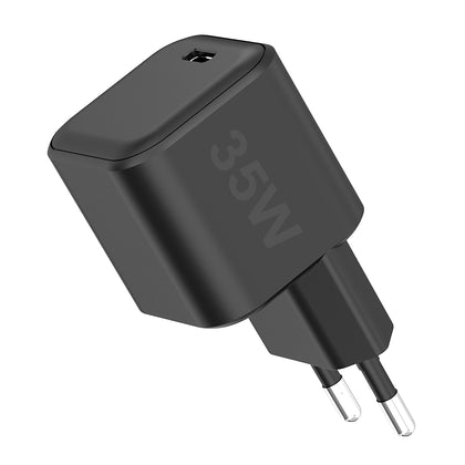 Netzteil MINI GaNto 35W Single Type-C PD Ultra-kompakt Ladesteuerung hohe Effizienz schwarz