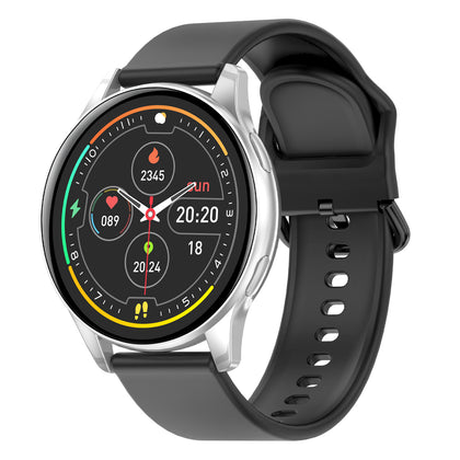Fontastic ALTIS Smartwatch in Silber schräg von der Seite (Vorderseite)