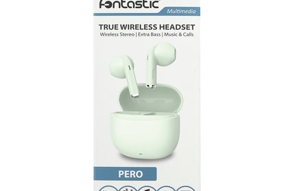 True-Wireless Headset PERO | Bluetooth 5.4, Lade-Etui & Touch-Steuerung