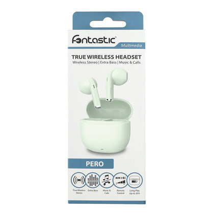 True-Wireless Headset PERO | Bluetooth 5.4, Lade-Etui & Touch-Steuerung