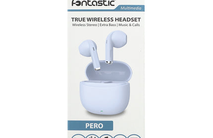 True-Wireless Headset PERO | Bluetooth 5.4, Lade-Etui & Touch-Steuerung