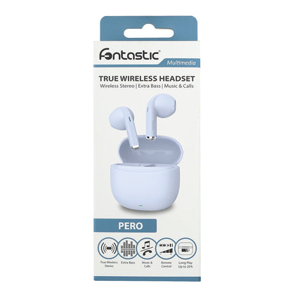 True-Wireless Headset PERO | Bluetooth 5.4, Lade-Etui & Touch-Steuerung