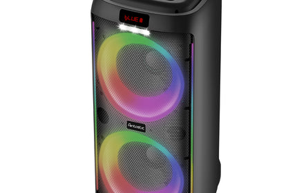 Bluetooth Lautsprecher ZEAL 1000 | Kraftvoller Party-Lautsprecher mit LED-Lichtshow & Mikrofon