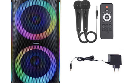 Bluetooth Lautsprecher ZEAL 1000 | Kraftvoller Party-Lautsprecher mit LED-Lichtshow & Mikrofon