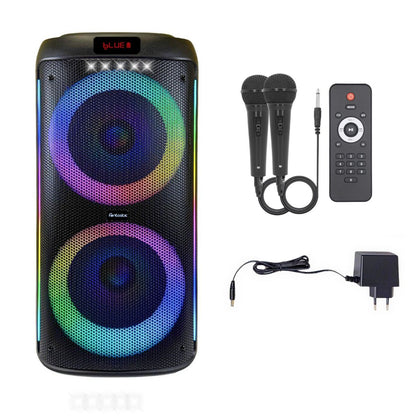 Bluetooth Lautsprecher ZEAL 1000 | Kraftvoller Party-Lautsprecher mit LED-Lichtshow & Mikrofon