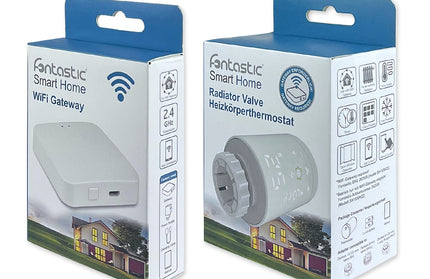 WLAN Smart Home Paket Heizen Smartes Heizkörperthermostat + WLAN Gateway