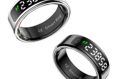 Smart Ring DIVO | Stilvoller Gesundheits- & Fitness-Ring mit Display