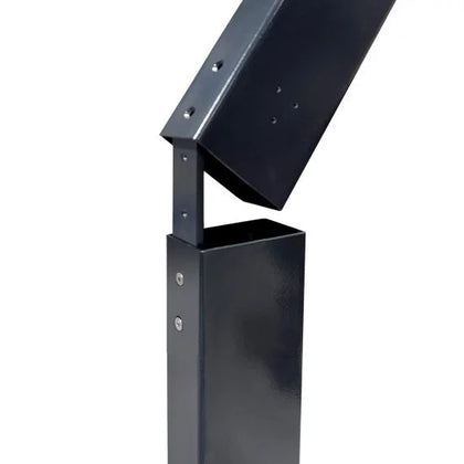 Stand column for AC Wallbox Home &amp; Pro Power anthracite including holder and bolt anchor/Single-sided