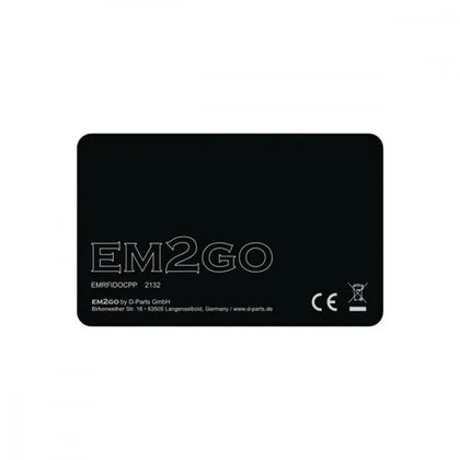 Offline RFID card 86x54mm for wallbox with OCPP interface