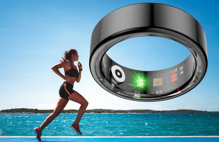 Smart Ring Fitness Gesundheitstracker Fontastic Lange Akkulaufzeit, 5ATM, Ringschatulle,