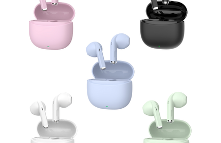 True-Wireless Headset PERO | Bluetooth 5.4, Lade-Etui & Touch-Steuerung