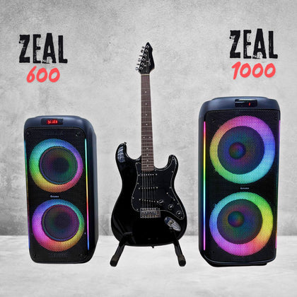 Bluetooth Lautsprecher ZEAL 600 | Kraftvoller Party-Lautsprecher mit LED-Lichtshow & Mikrofon